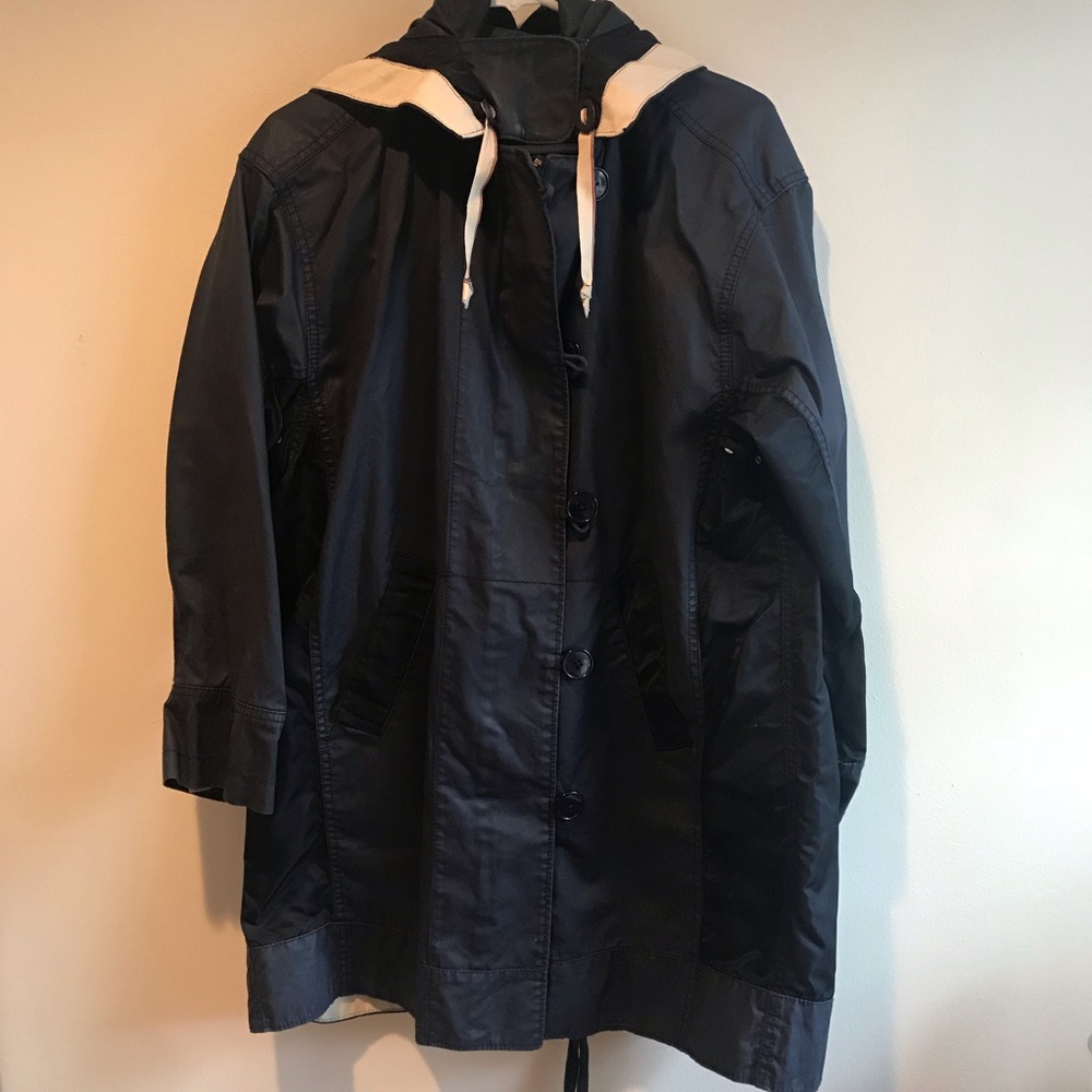 J. Crew Navy Rain Jacket